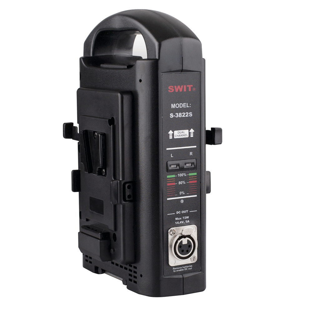 SWIT S-3822S 2-channel simultaneous charger for V-Mount batteries