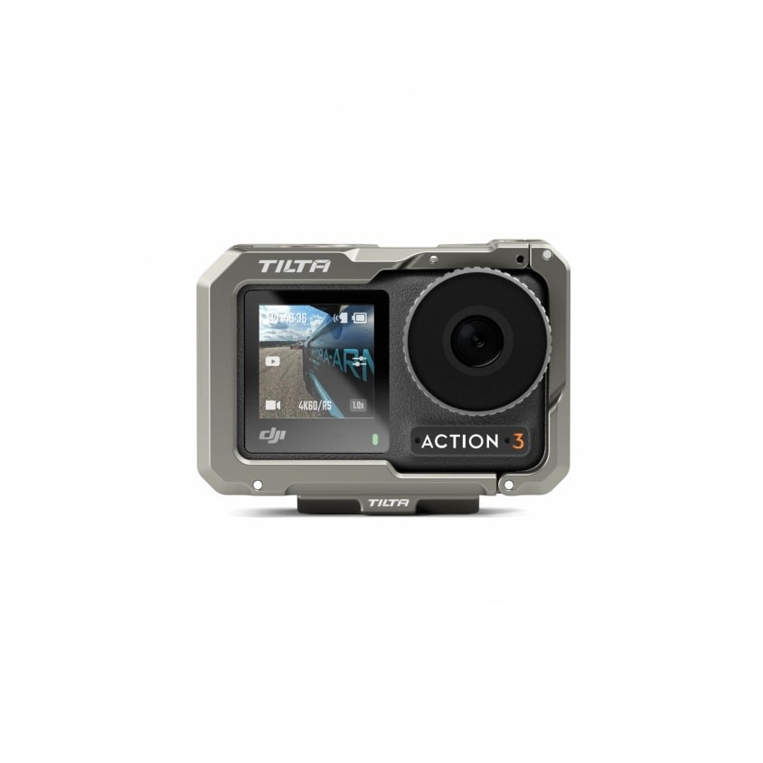Tilta Camera Cage for DJI Osmo Action 3 Basic Kit - Titanium Gray