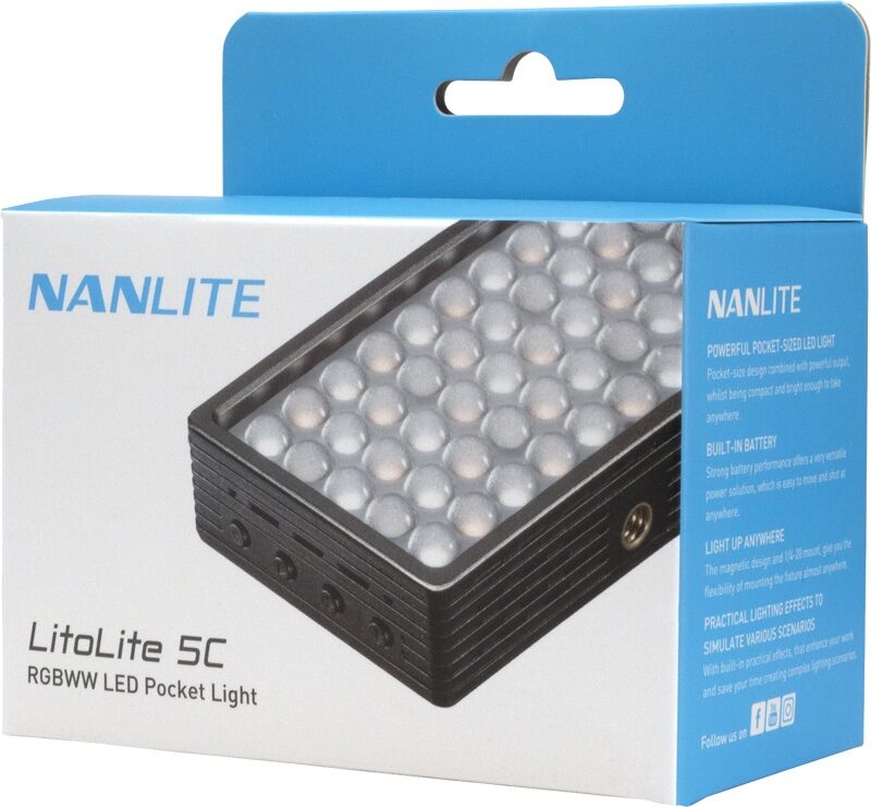 NANLITE LitoLite 5C RGBWW LED Pocket Light
