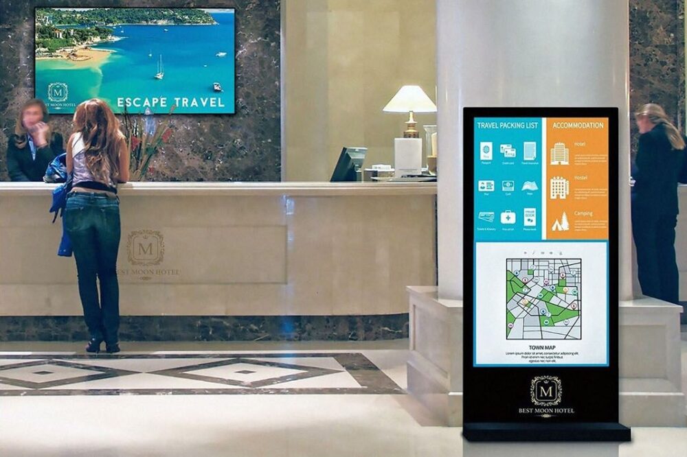 Digital signage monitors
