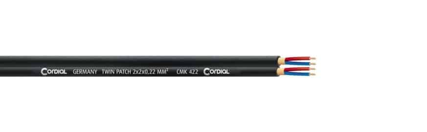 CORDIAL CMK 422 Twin Patch stereo cable
