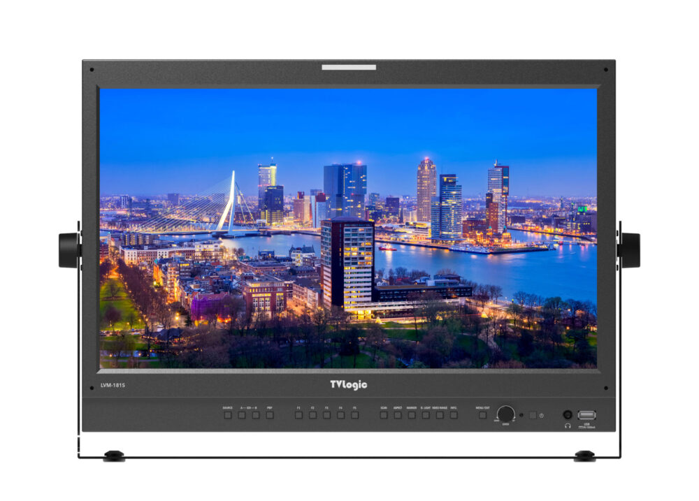 18.5" TVLOGIC LVM-181S FHD stuudio monitor