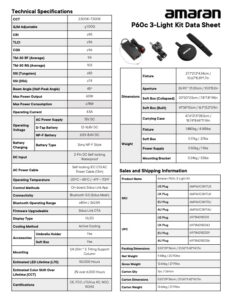 AMARAN P60c 3-Light Kit