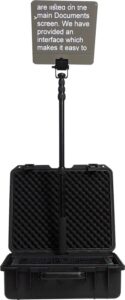 DATAVIDEO TP-800 conference prompter in hard case