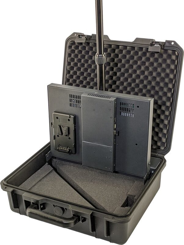DATAVIDEO TP-800 conference prompter in hard case