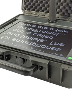 DATAVIDEO TP-800 conference prompter in hard case