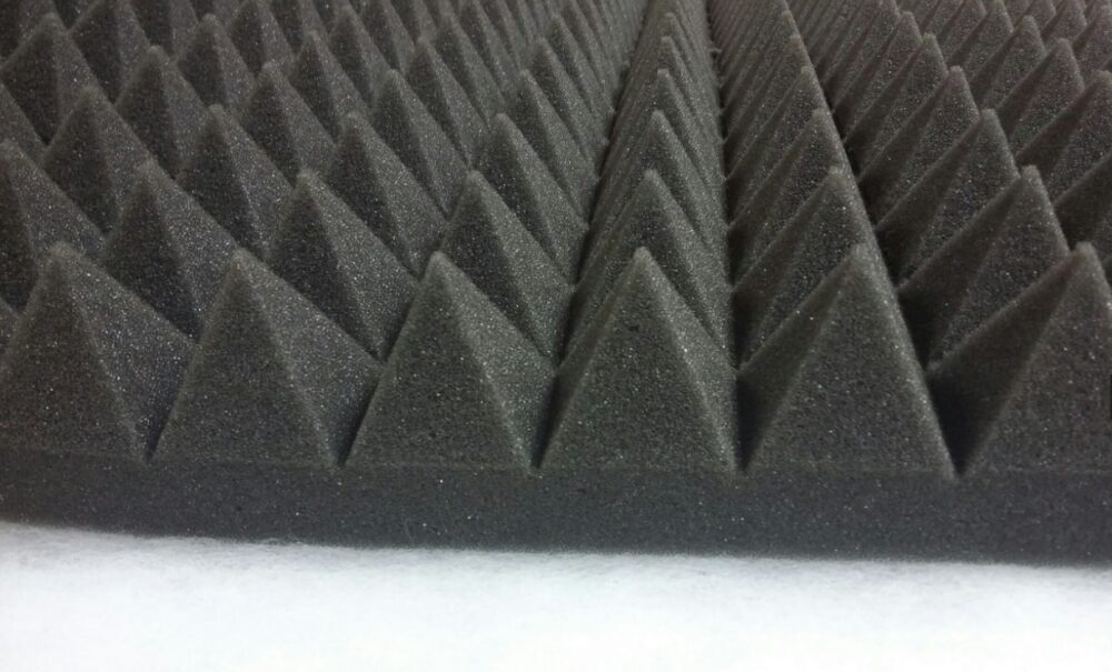 Acoustic foam panel 1000x500x60mm