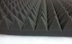 Acoustic foam panel 1000x500x60mm