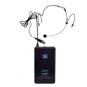DSPPA D5813 wireless bodypack transmitter with headset microphone