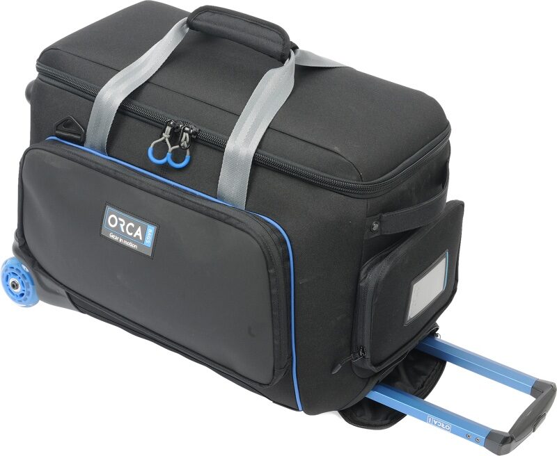 ORCA OR-510 classic shoulder bag medium with built in trolley