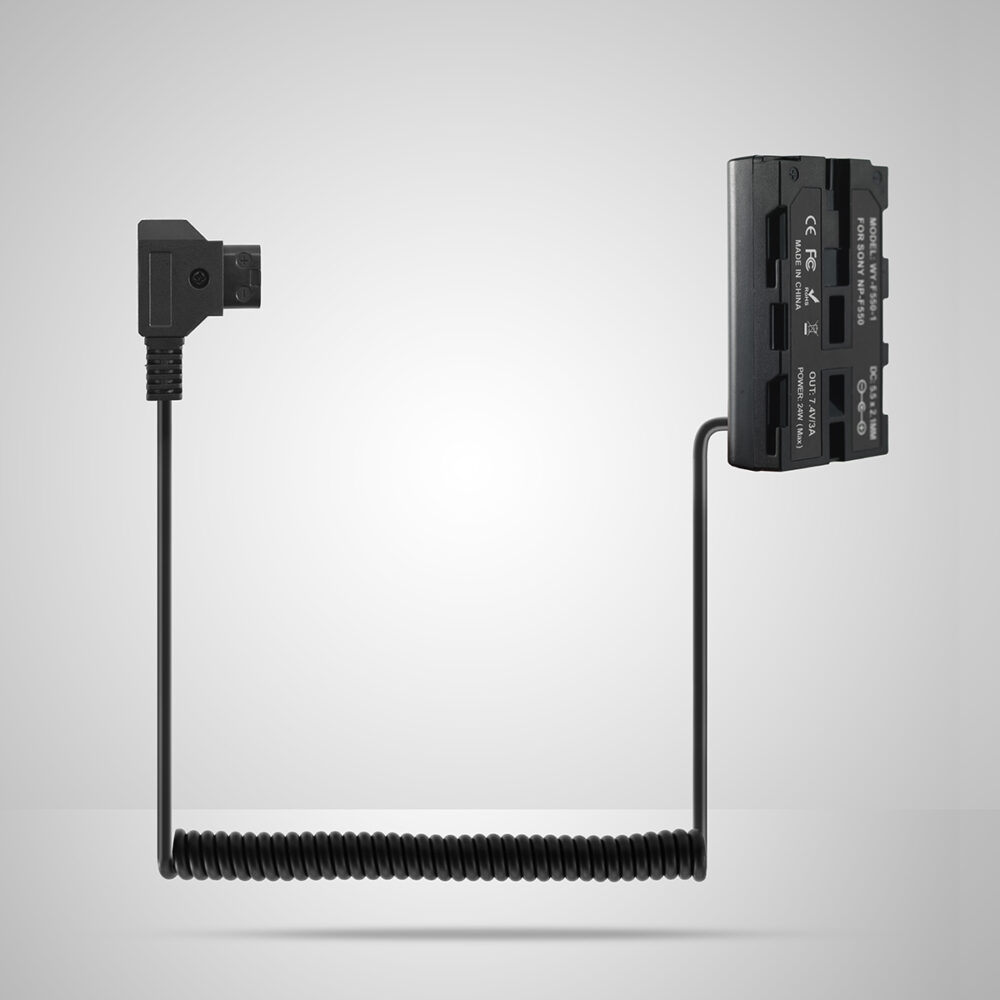 D-Tap to Sony NP-F battery adapter