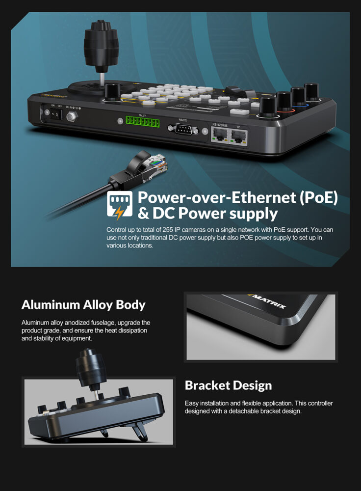 AVMATRIX PKC3000 PTZ camera IP network controller