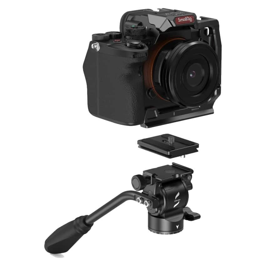 SMALLRIG 3259 Compact Fluid Head CH10