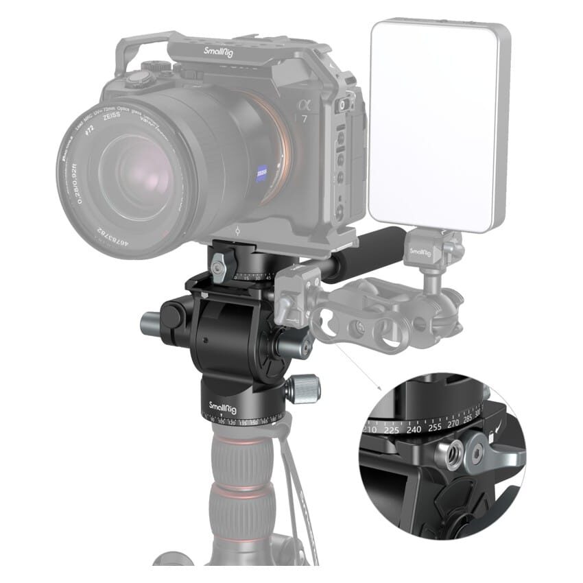 SMALLRIG 3457 Lightweight Fluid Video Head
