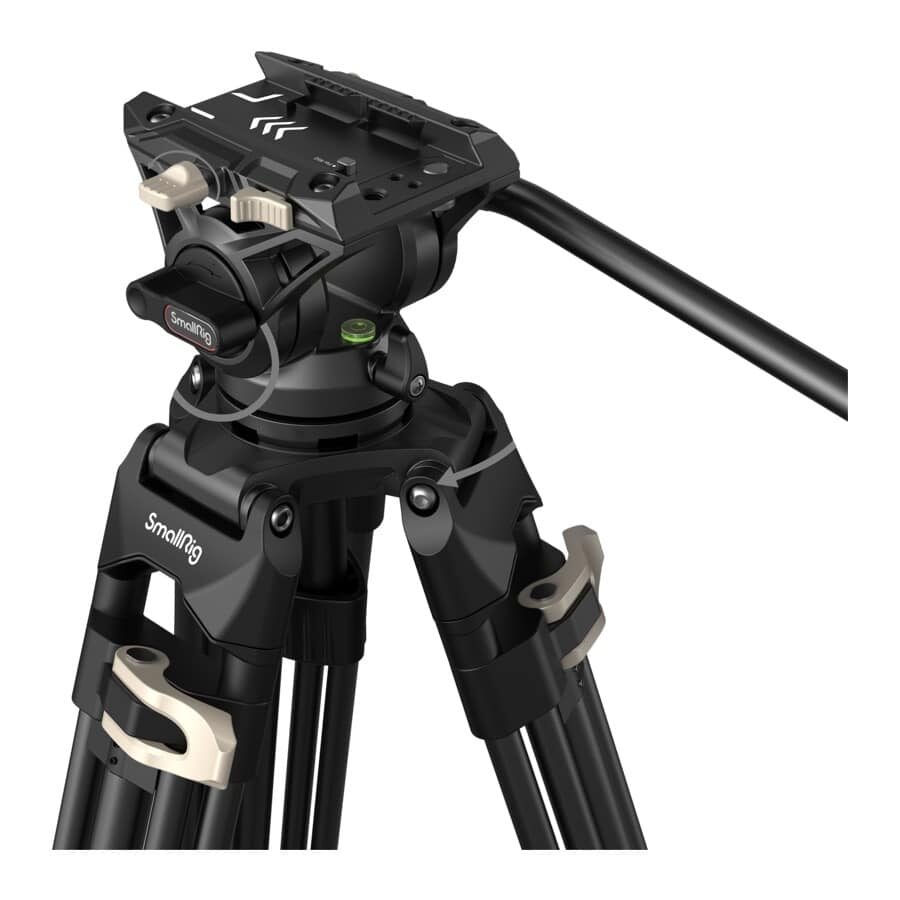SMALLRIG 3751 Video Tripod Heavy-Duty with Fluid Head AD-01