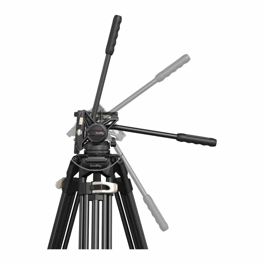 SMALLRIG 3751 Video Tripod Heavy-Duty with Fluid Head AD-01