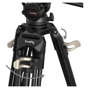 SMALLRIG 3751 Video Tripod Heavy-Duty with Fluid Head AD-01