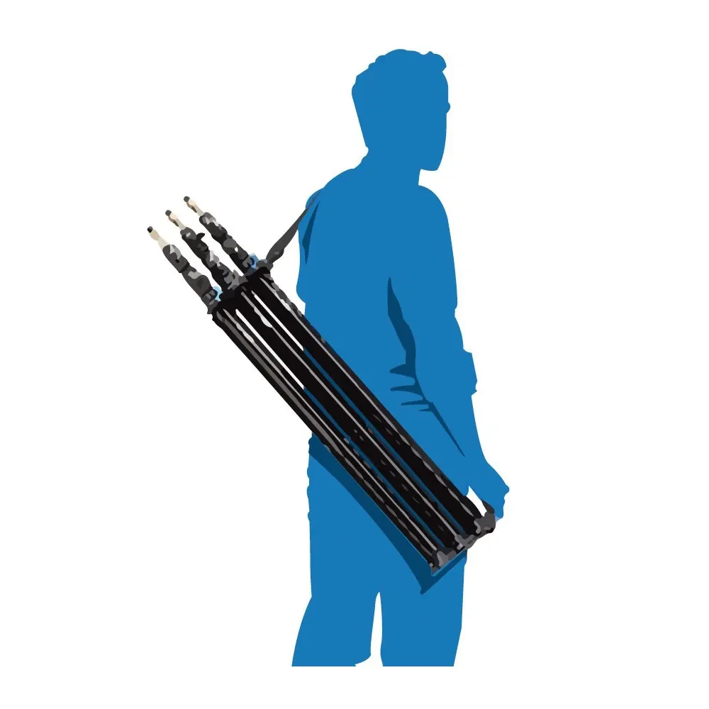 KUPO 080AC Stackable Air Cushioned Midi Light Stand 240cm