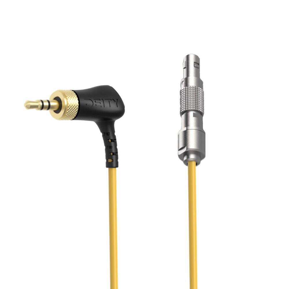 DEITY C14 locking TRS 3.5 to Lemo 5 timecode cable