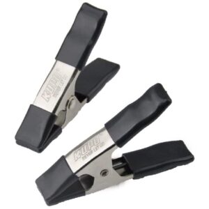 KUPO KCP-354-BK 4in Steel Spring A Clamp - Black (Set of 2)