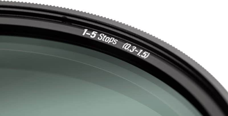 NISI filter ND-Vario 1-5 stops True Color