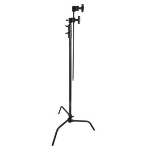 KUPO CL-40MKB / CL-40MK 40" Master C-Stand KIT With Sliding Leg and Quick-Release System and Grip Arm - Black / Silver