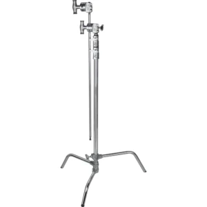KUPO CL-40MKB / CL-40MK 40" Master C-Stand KIT With Sliding Leg and Quick-Release System and Grip Arm - Black / Silver