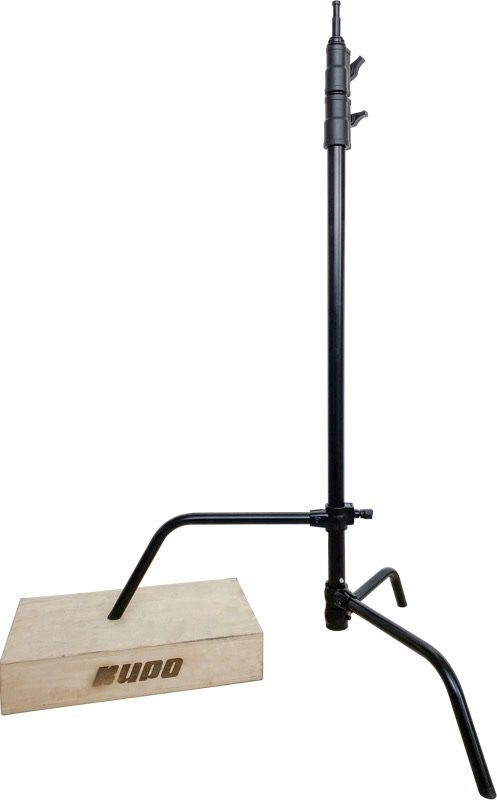 KUPO CL-40MB / CL-40M 40" Master C-Stand With Sliding Leg and Quick-Release System - Black / Silver