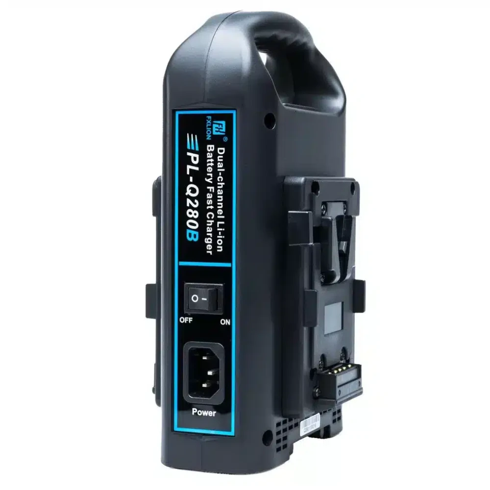 FXLION 2 channel fast charger - V Mount, 16.8V/4A