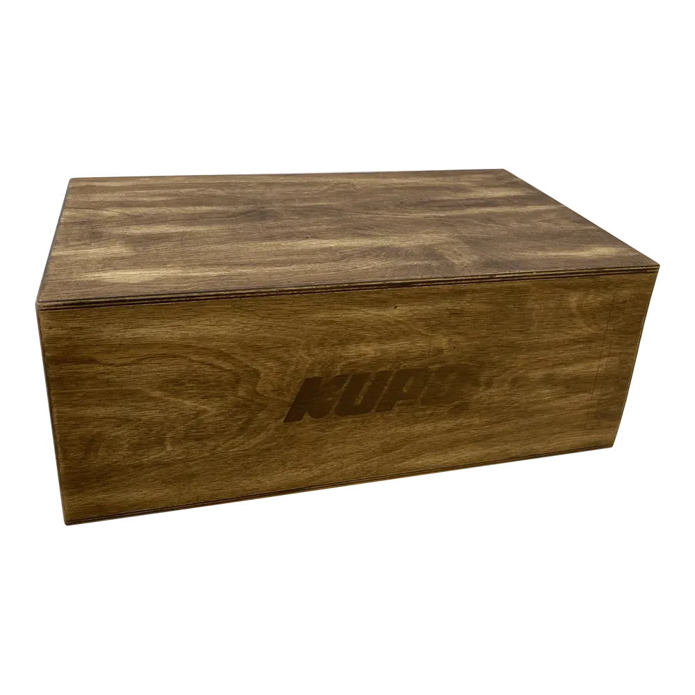 KUPO KAB-008-BST Brown Stained Apple Box - Full - 20" x 12" x 8"