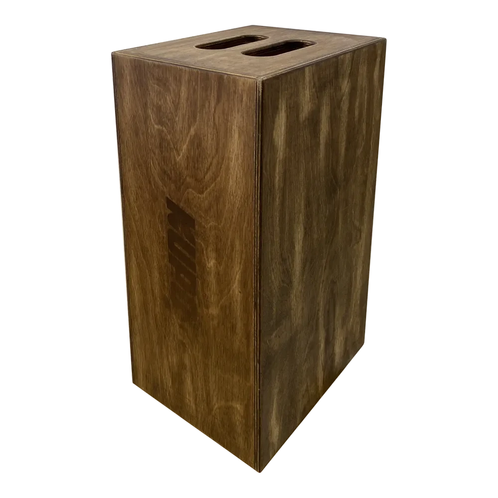 KUPO KAB-008-BST Brown Stained Apple Box - Full - 20" x 12" x 8"