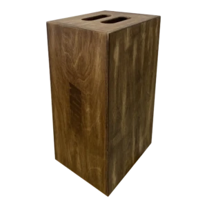 KUPO KAB-008-BST Brown Stained Apple Box - Full - 20" x 12" x 8"
