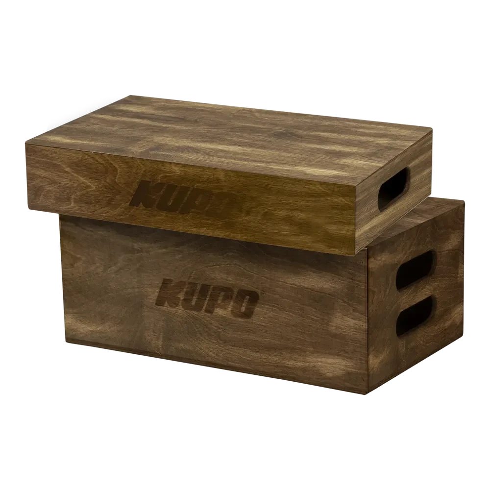 KUPO KAB-048BST  Brown Stained Apple Box Set