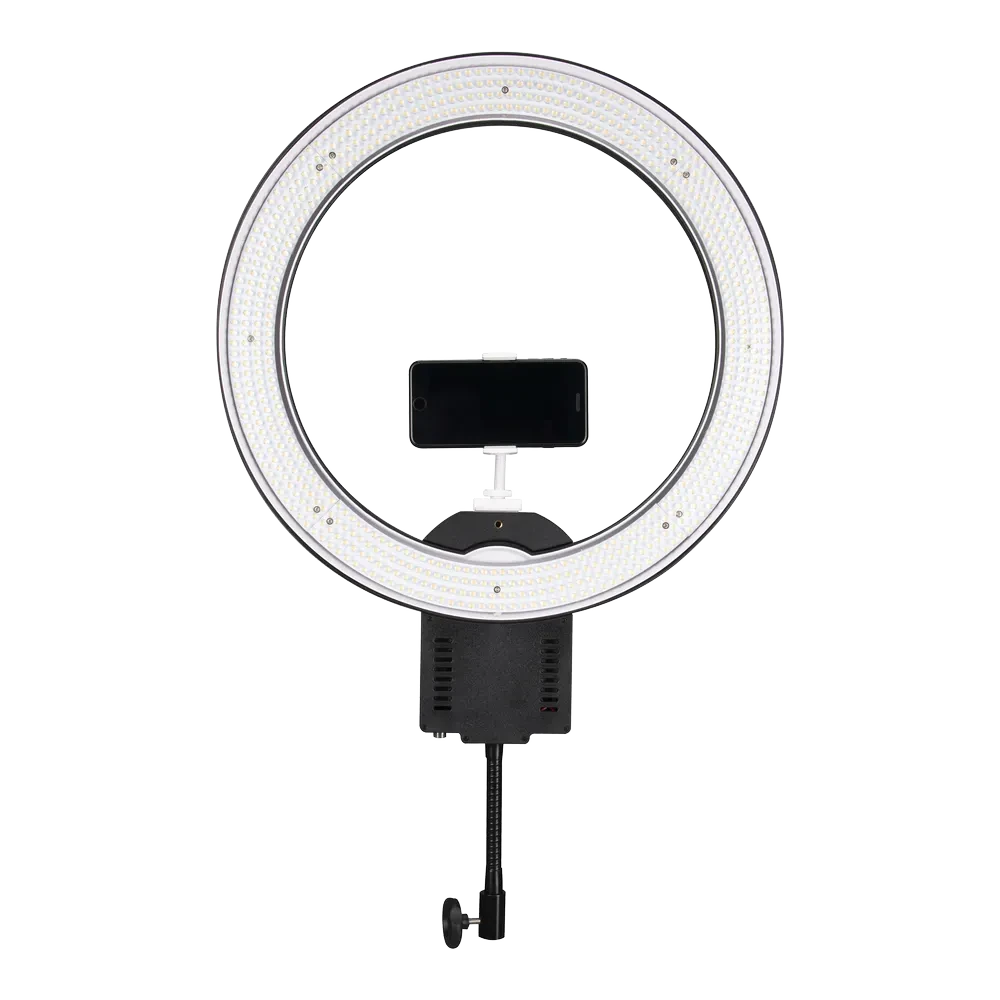 NANLITE Halo19 LED ring light with carrying case