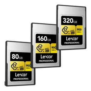 LEXAR CFexpress Pro Gold R900/W800 (Type A) memory card
