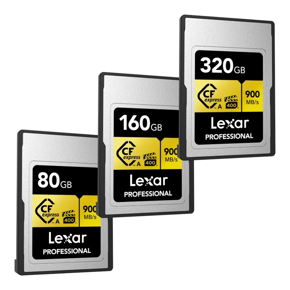 LEXAR CFexpress Pro Gold R900/W800 (Type A) memory card