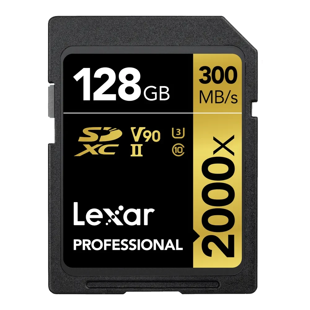 LEXAR Pro 2000x SDXC R300/W260 memory card