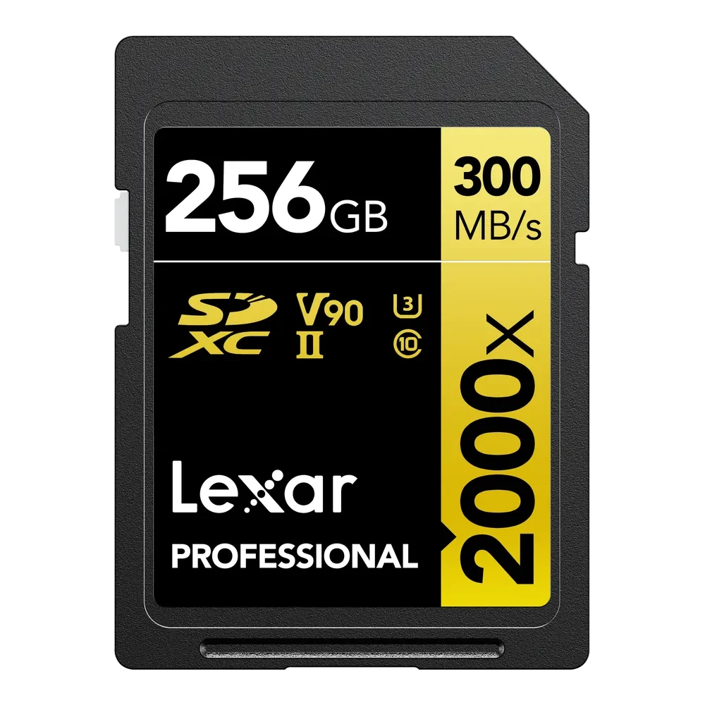 LEXAR Pro 2000x SDXC R300/W260 memory card