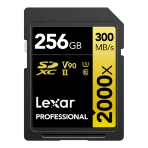 LEXAR Pro 2000x SDXC R300/W260 memory card