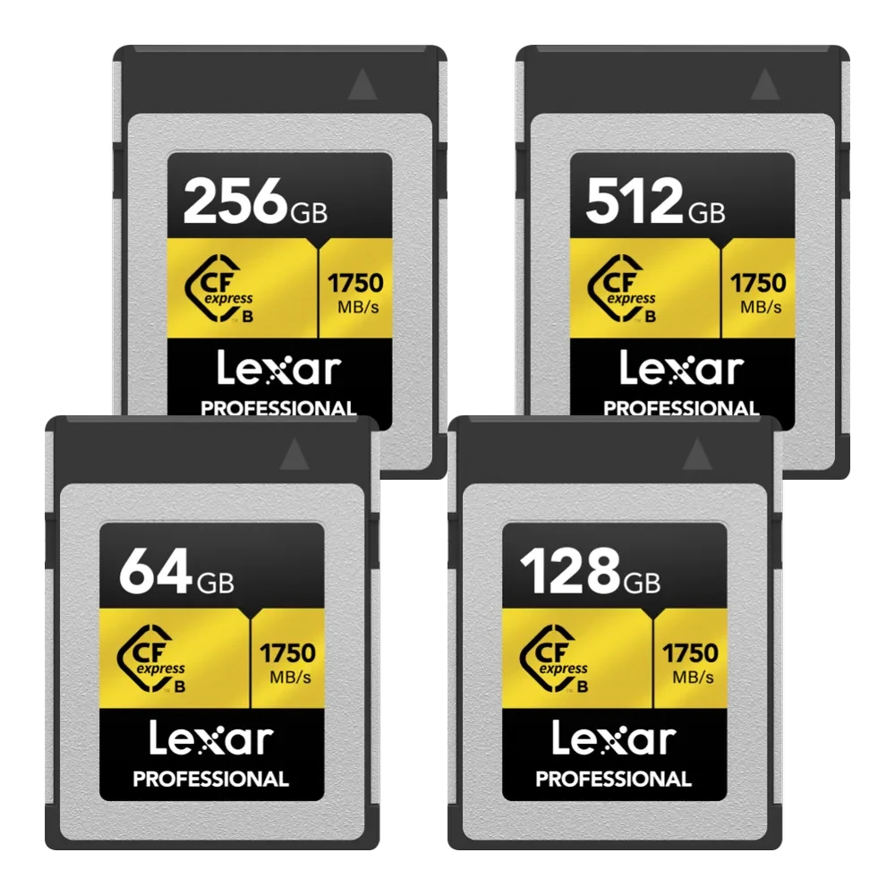 LEXAR CFexpress Pro Gold R1750 (Type B) memory card