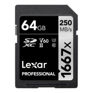 LEXAR Pro 1667x SDXC R250/W120 memory card