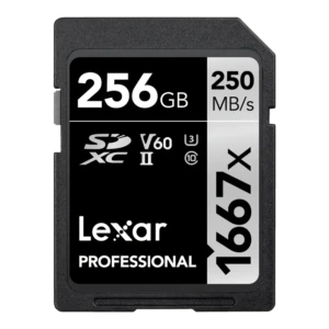 LEXAR Pro 1667x SDXC R250/W120 memory card