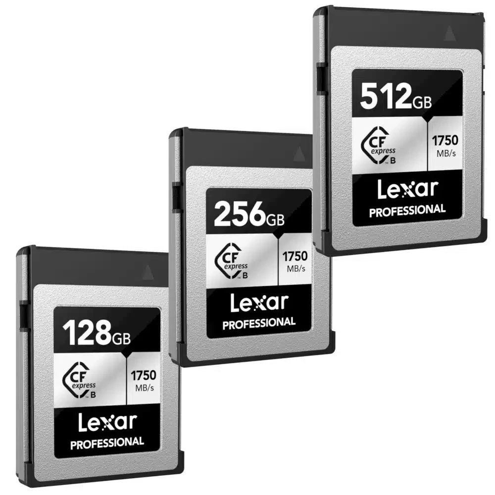 LEXAR CFexpress Pro Silver R1750/W1300 (Type B) memory card
