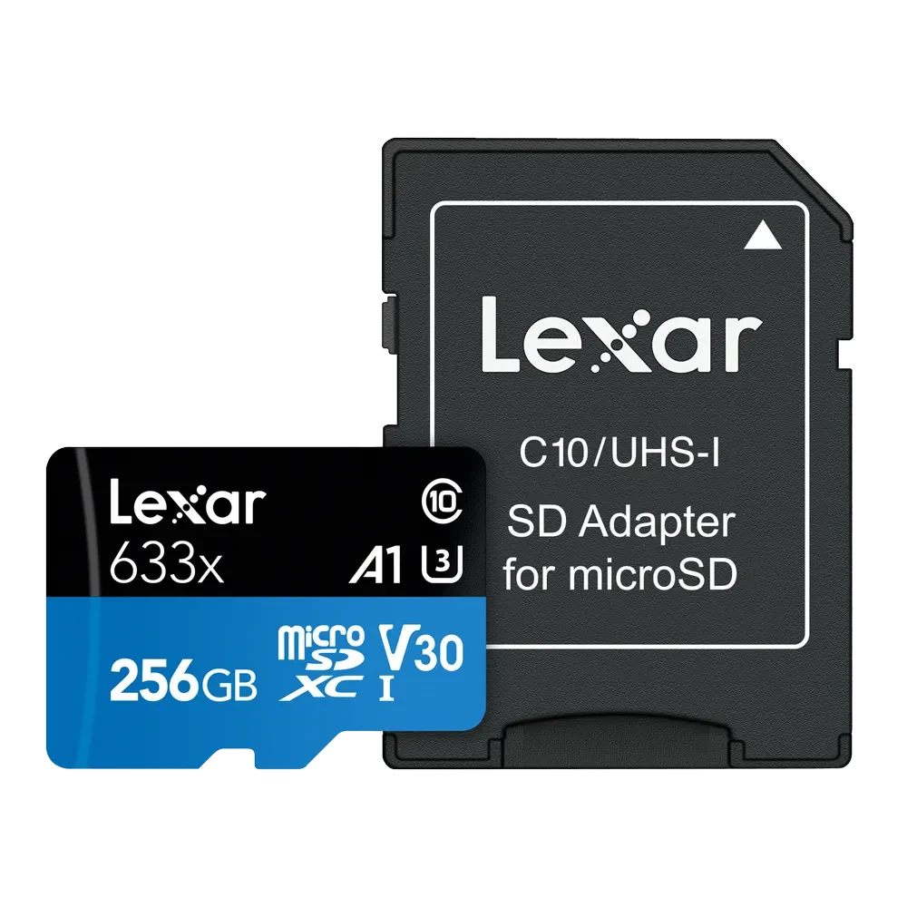 LEXAR 633X microSDXC R95/W45 memory card