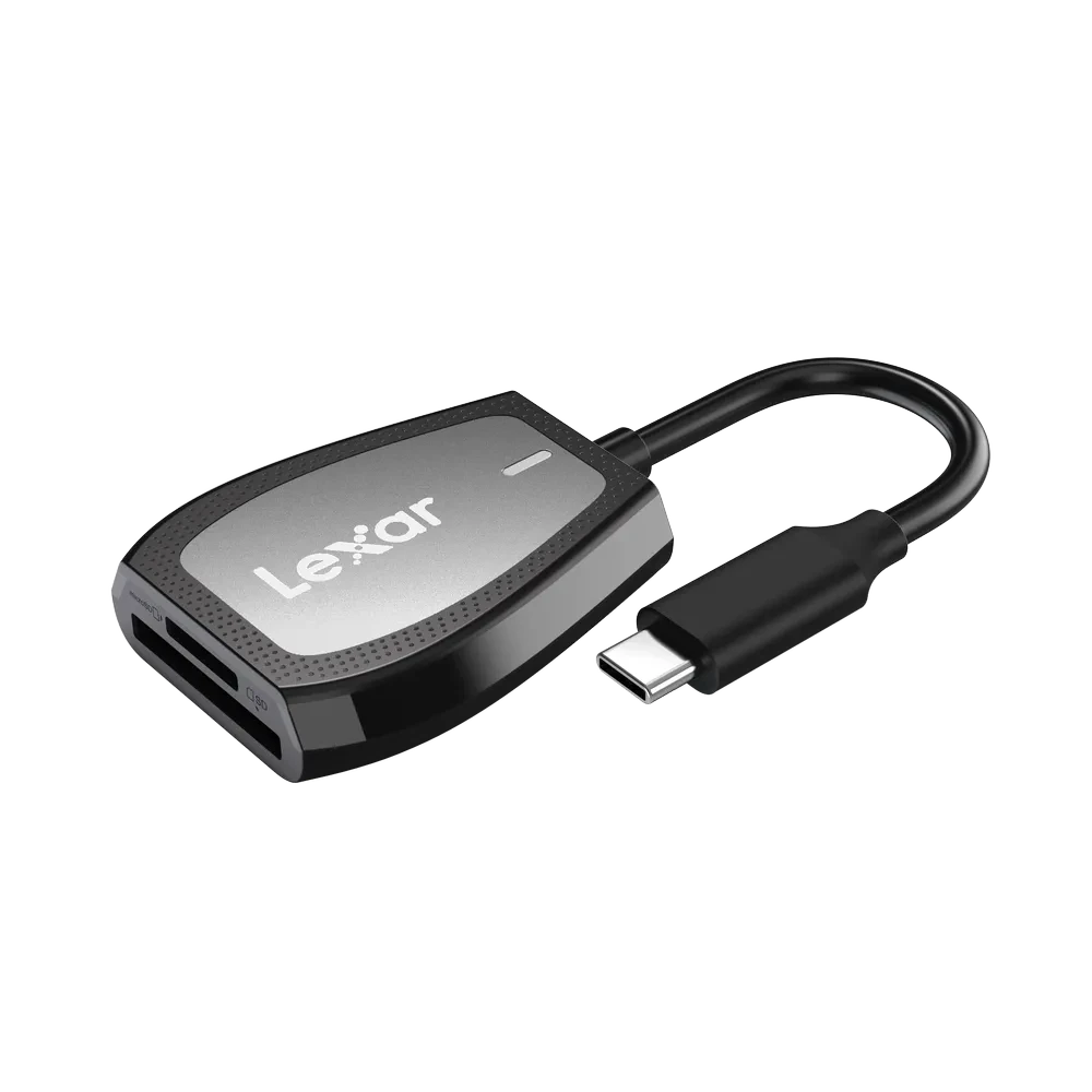 LEXAR Cardreader LRW470U SD & microSD UHS-II Dual-Slot Reader (USB-C)