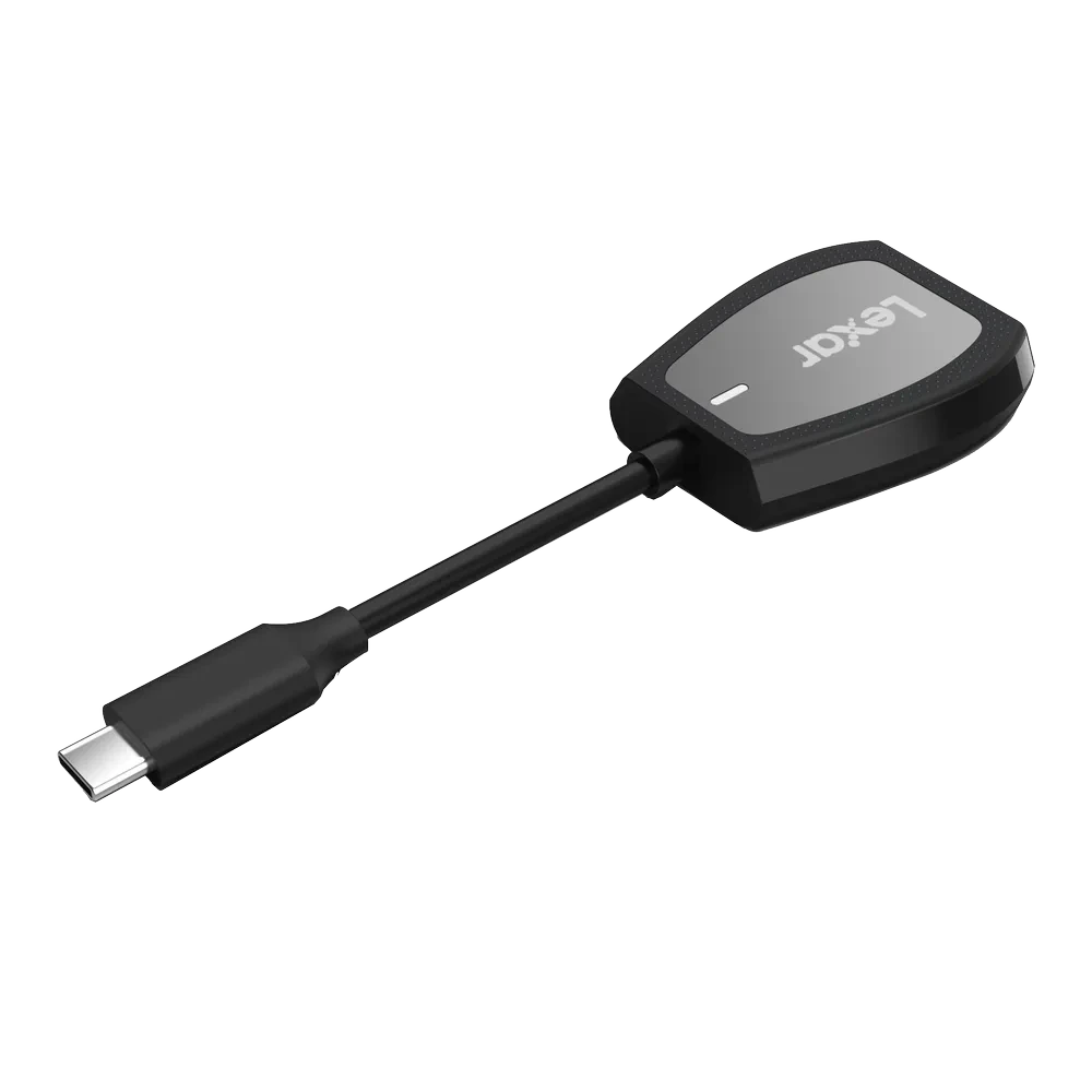 LEXAR Cardreader LRW470U SD & microSD UHS-II Dual-Slot Reader (USB-C)