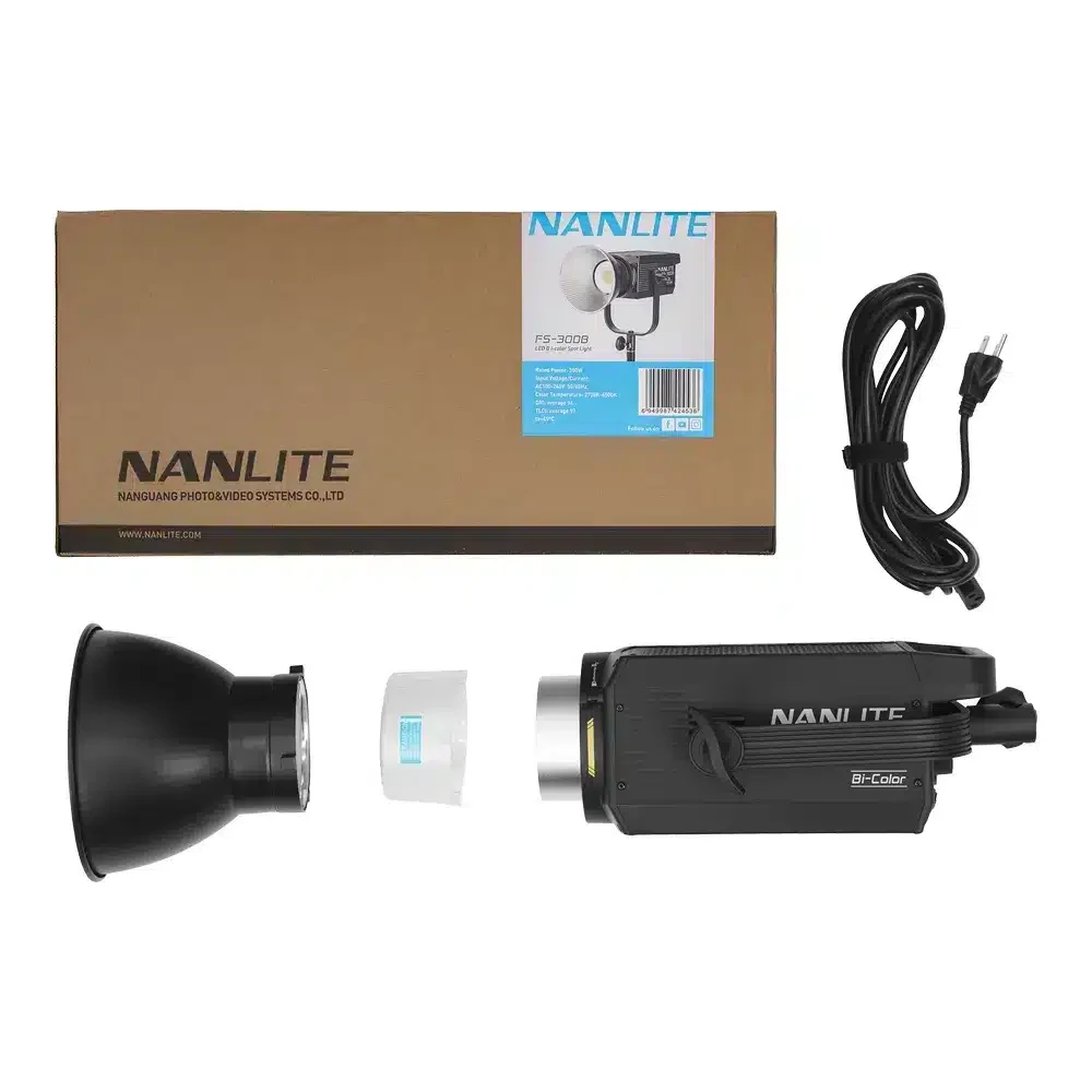 NANLITE FS-300B LED Bi-color Spot Light