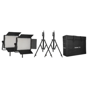NANLITE 2 light kit 1200CSA w/Carry case & Light stand