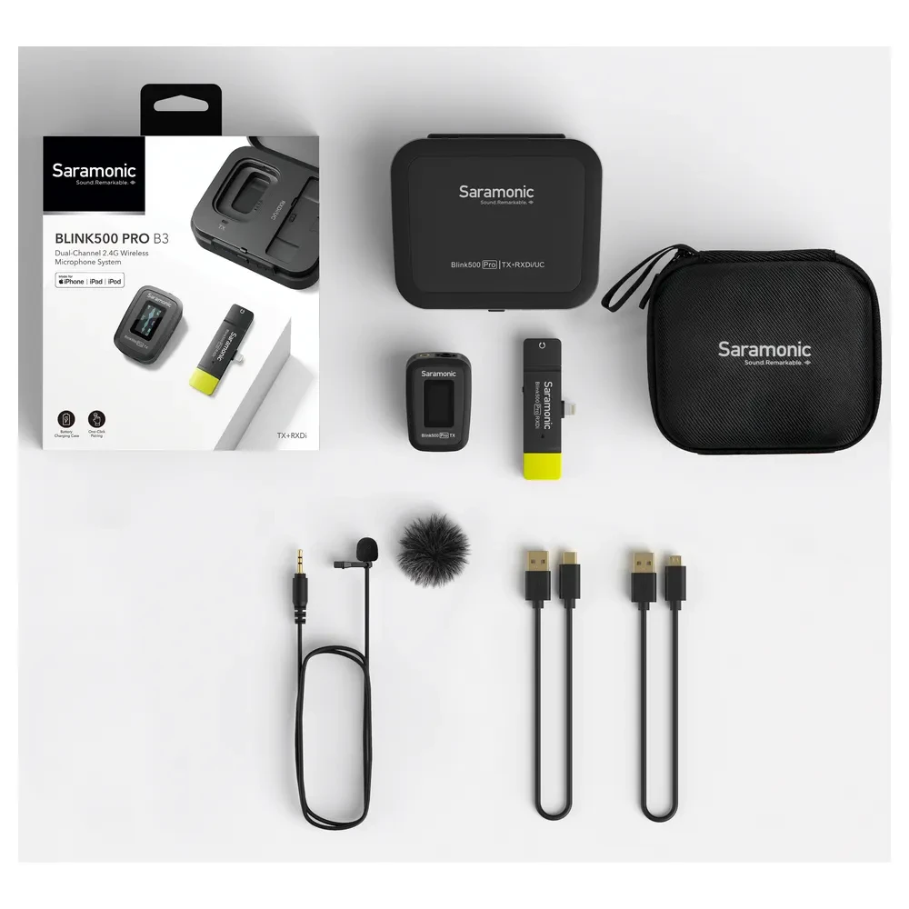 SARAMONIC Blink 500 Pro B3 wireless microphone (for iPhone)
