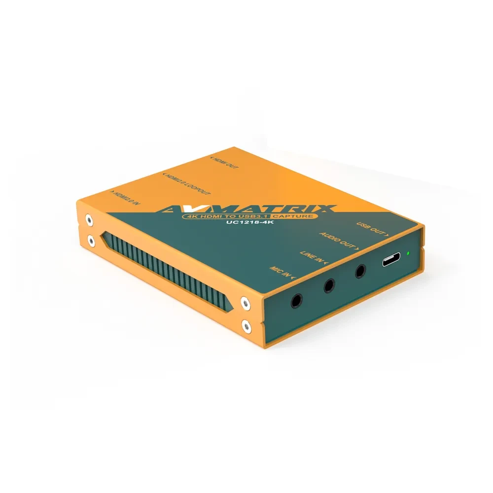 AVMATRIX UC1218-4K 4K HDMI to USB 3.1 Video Capture